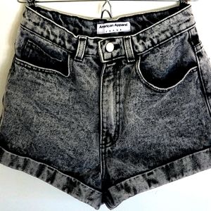 American Apparel Acid Wash Shorts